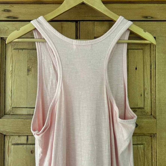 Counting Dreams Neiman Marcus Pale Pink Tank Midi Dress Womens Size Small NWT - Picture 9 of 12